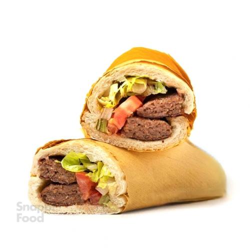 ساندویچ دبل برگر ویژه ب.آ